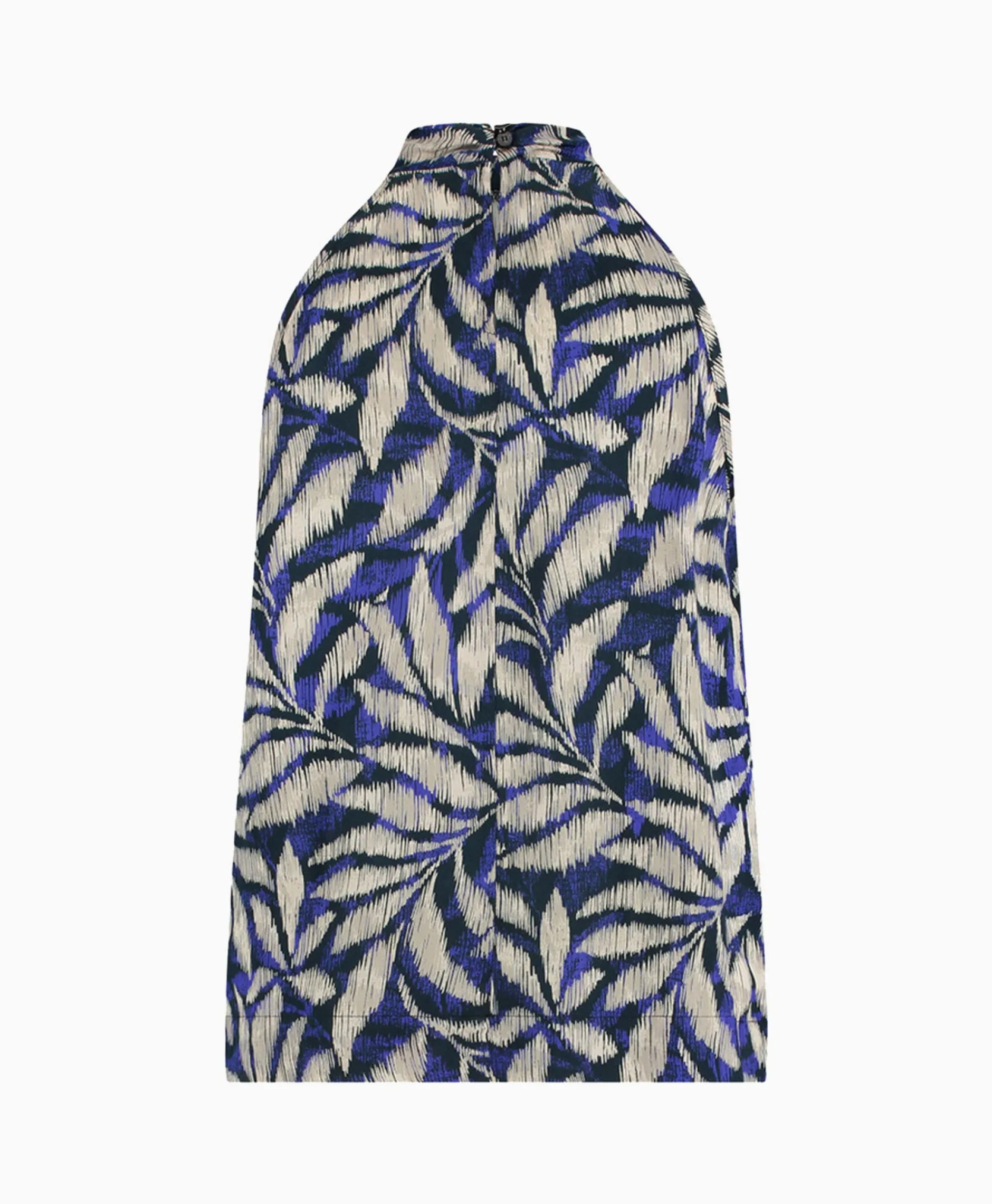 Dames Studio Anneloes T-Shirts & Tops*Top Sara Satin Big Flower Blauw