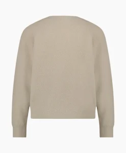 Dames Studio Anneloes Vesten*Vest Olivian Soft Cardigan Zand