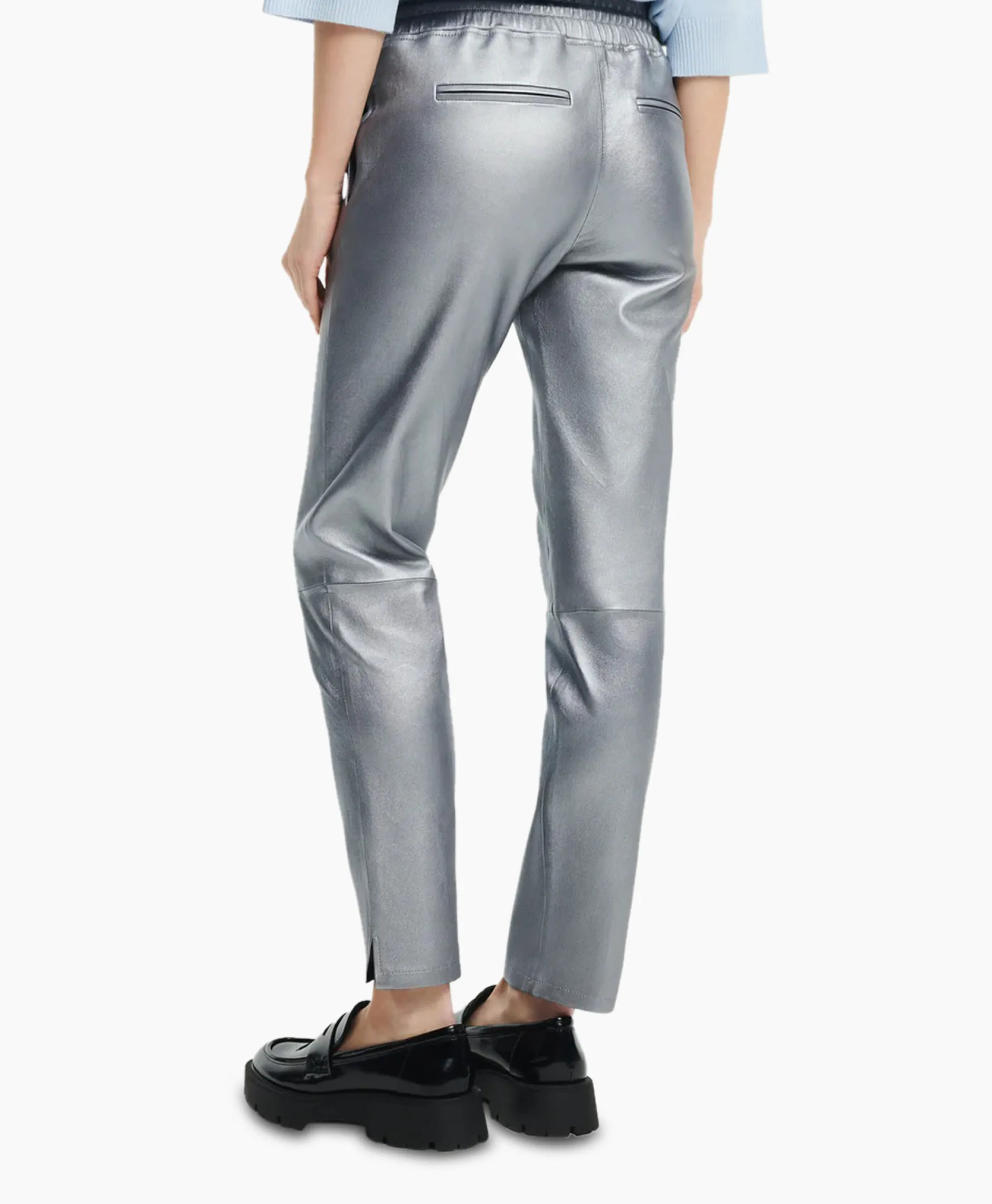 Dames Studioar By Arma Broeken*Pantalon Naomi Stretch Plonge Zilver
