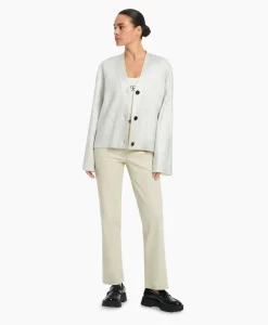 Dames Studioar By Arma Truien*Pullover Lolita Metallic Knit Bruin