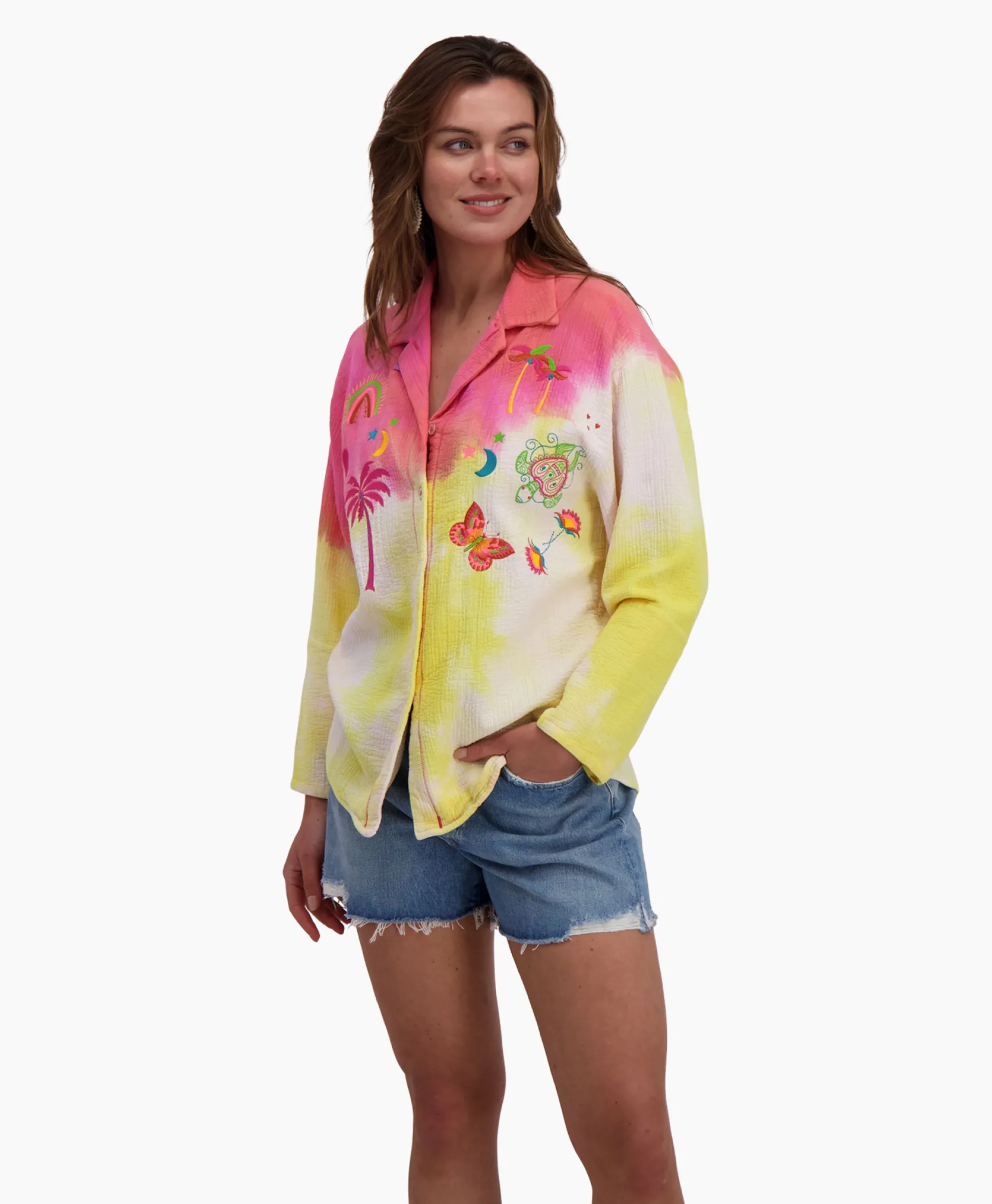 Dames Susanna Blu Blouses*Blouse Gardenia Gb11 Geel