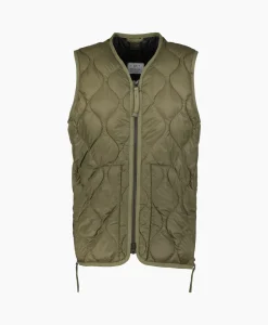 Heren Taion Jassen*Bodywarmer Military V Neck Olijf