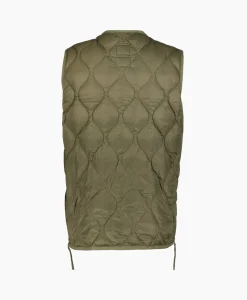 Heren Taion Jassen*Bodywarmer Military V Neck Olijf