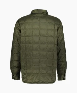 Heren Taion Jassen*Jack W-Pocket Down Shirts Donker Groen
