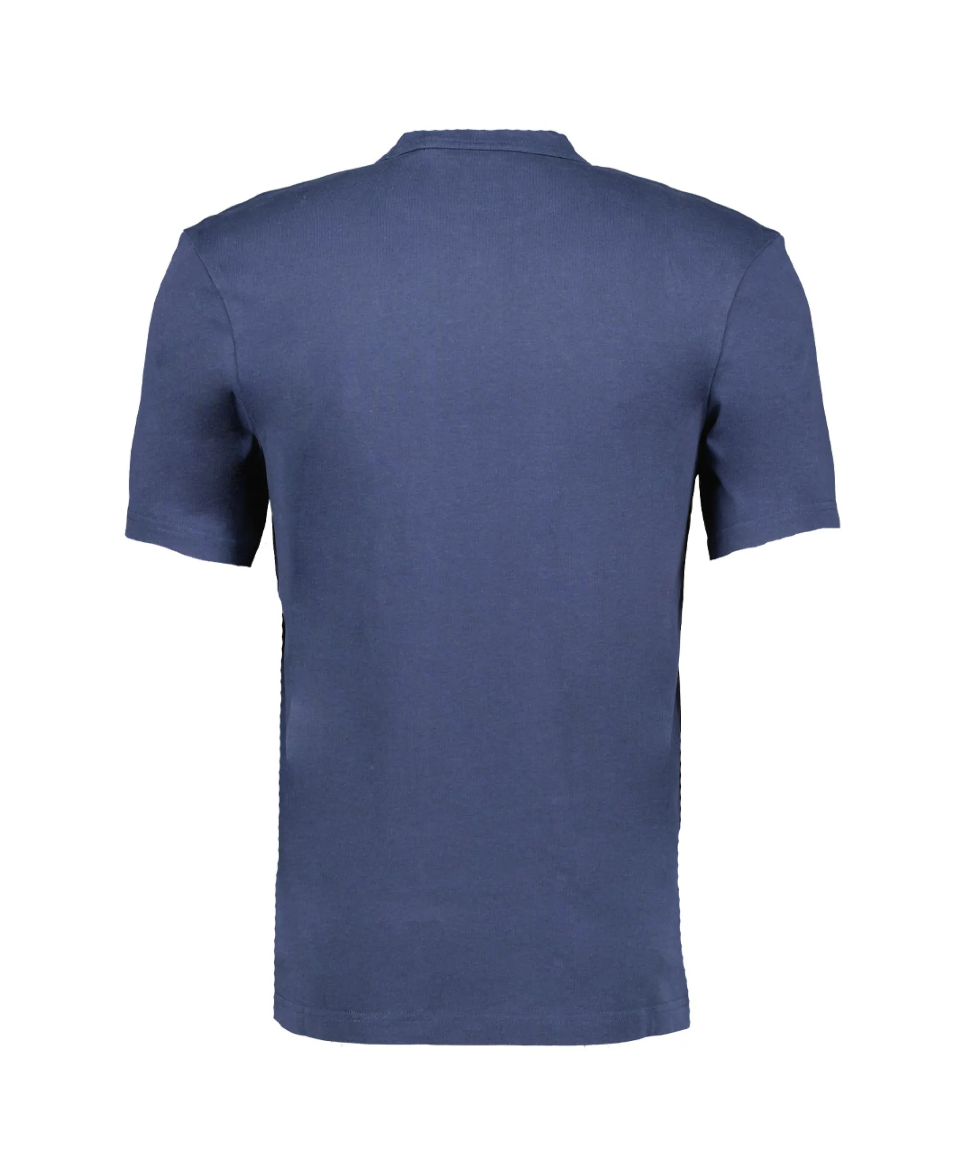 Heren Tenue. T-Shirts*T-Shirt Korte Mouw John Blauw