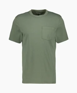 Heren Tenue. T-Shirts*T-Shirt Korte Mouw John Pocket Tee Groen