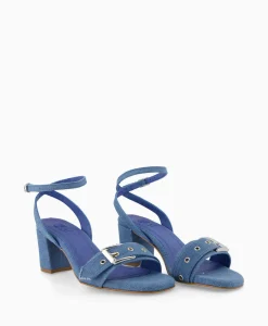 Dames Toral Sandalen*Sandaal Met Hak Tl-Melissa Licht Blauw