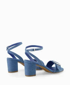 Dames Toral Sandalen*Sandaal Met Hak Tl-Melissa Licht Blauw
