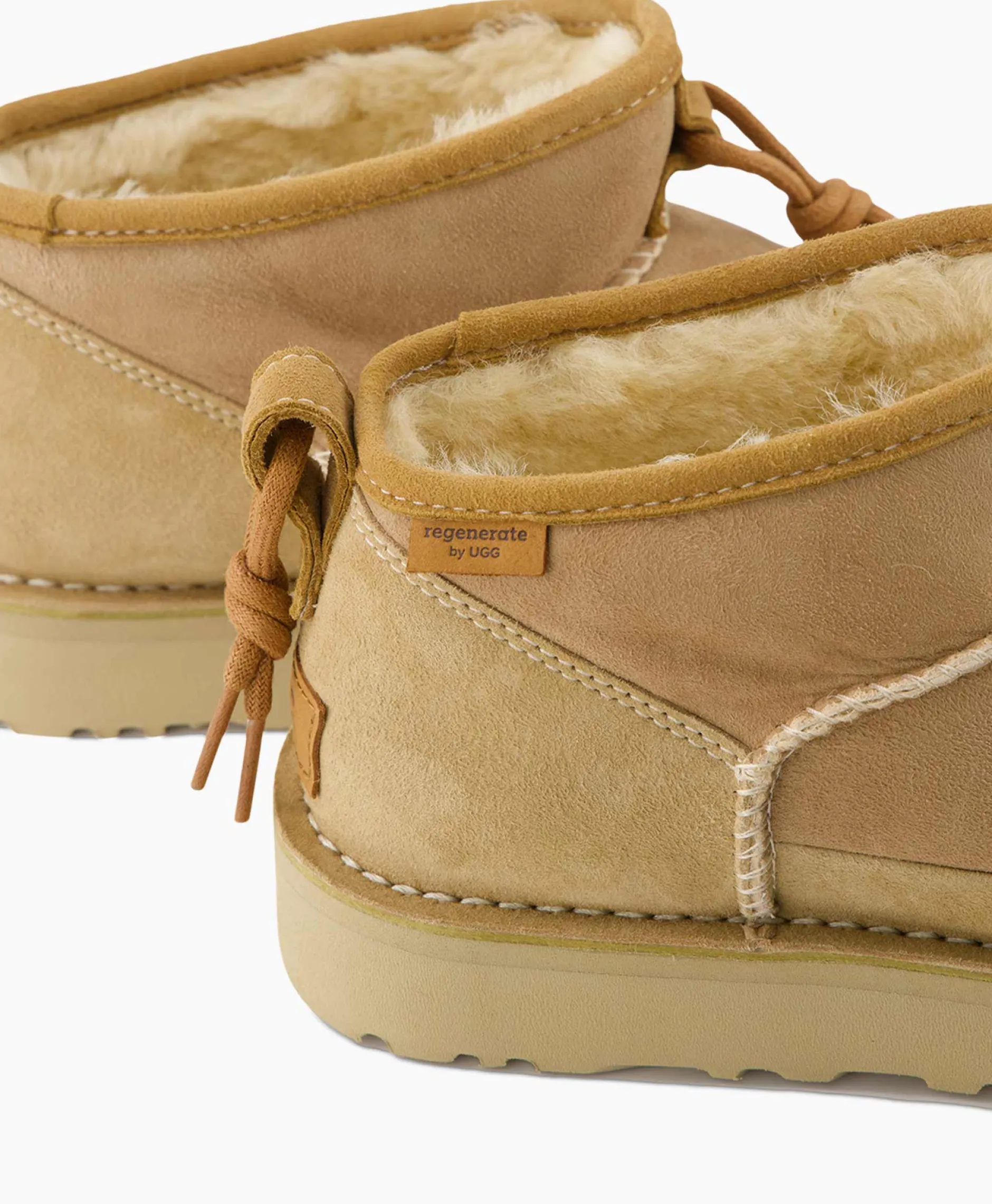 Dames Ugg Laarzen*Enkellaars W Ultra Mini Crafted Regenerate Beige