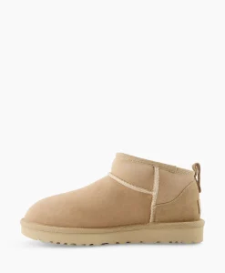 Dames Ugg Laarzen*Enkellaars Winterboot Classic Ultra Mini Zand