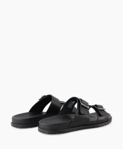 Heren Ugg Sandalen*Sandaal Wainscott Buckle Slide Black Jeans