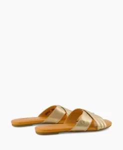 Dames Ugg Sandalen*Sandaal Zonder Hak W Kenleigh Slide Goud