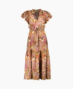 Dames Ulla Johnson Jurken*Midi Jurk Scarlett Beige