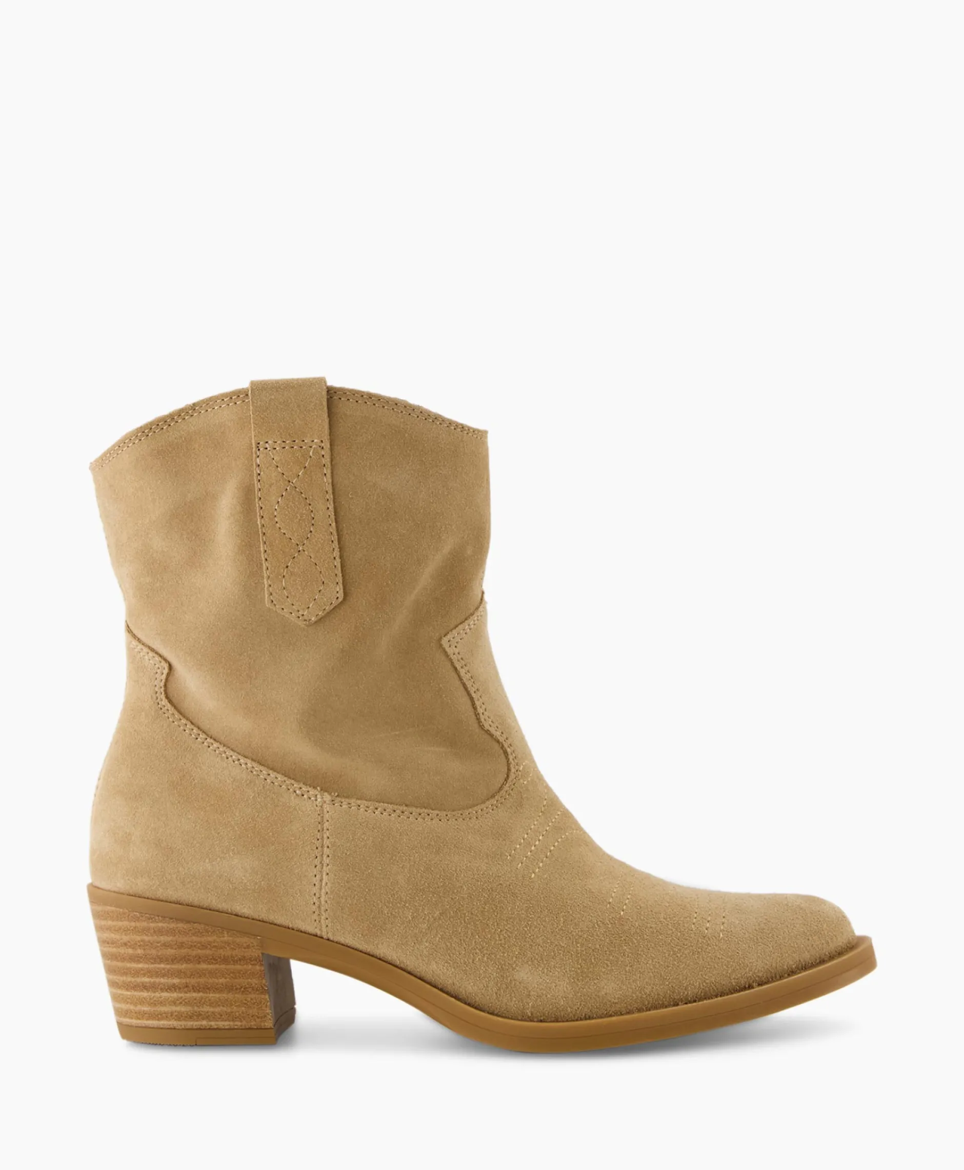 Dames Unisa Laarzen*Enkellaars Gwen_Bs Beige