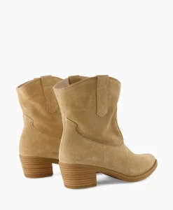 Dames Unisa Laarzen*Enkellaars Gwen_Bs Beige