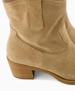 Dames Unisa Laarzen*Enkellaars Gwen_Bs Beige