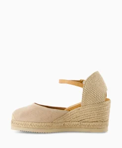 Dames Unisa Sandalen*Sandaal Met Hak Caceres_Ecl Beige