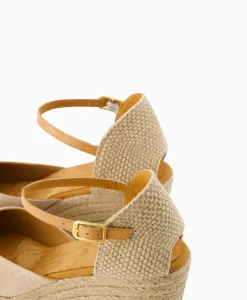 Dames Unisa Sandalen*Sandaal Met Hak Caceres_Ecl Beige