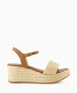 Dames Unisa Sandalen*Sandaal Met Hak Kebek_Mar Bruin