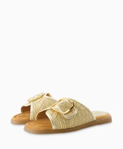 Dames Unisa Sandalen*Sandaal Zonder Hak Crayyu Goud