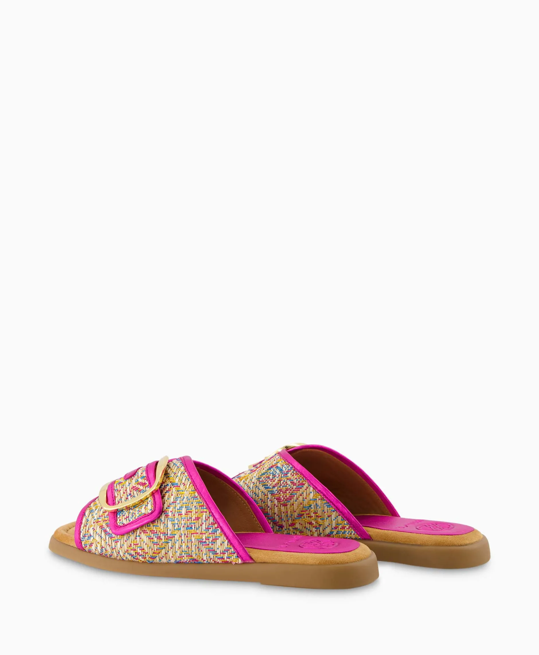 Dames Unisa Sandalen*Sandaal Zonder Hak Crayyu Bruin Dessin