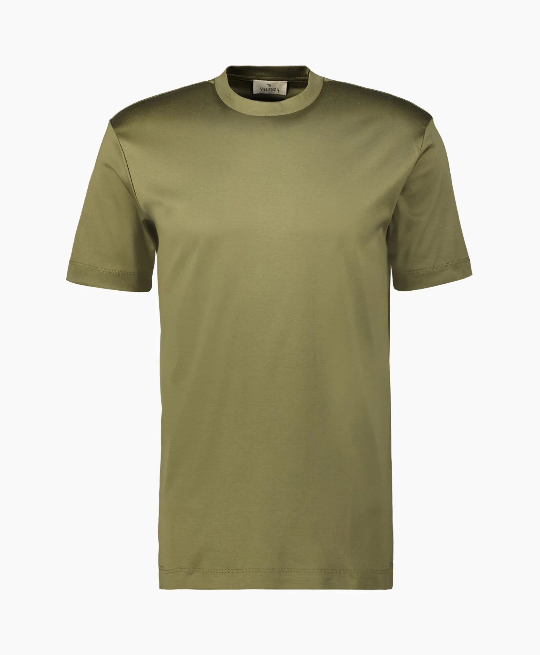 Heren Valenza T-Shirts*T-Shirt Interlock Supima Groen