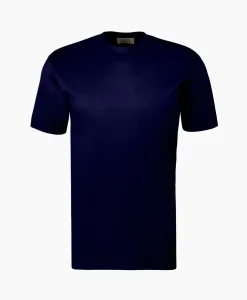 Heren Valenza T-Shirts*T-Shirt Interlock Supima Blauw