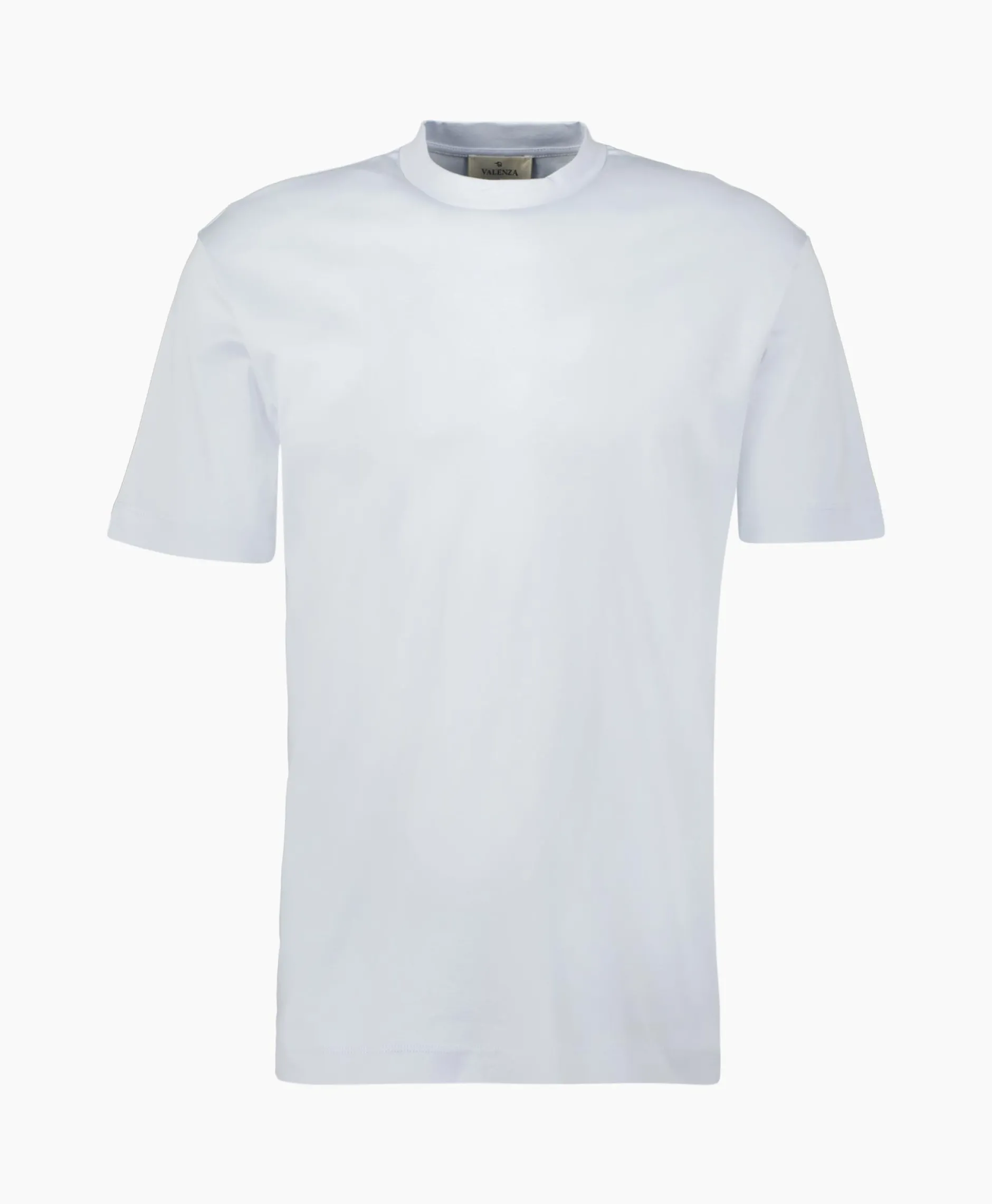 Heren Valenza T-Shirts*T-Shirt Interlock Supima Midden Blauw