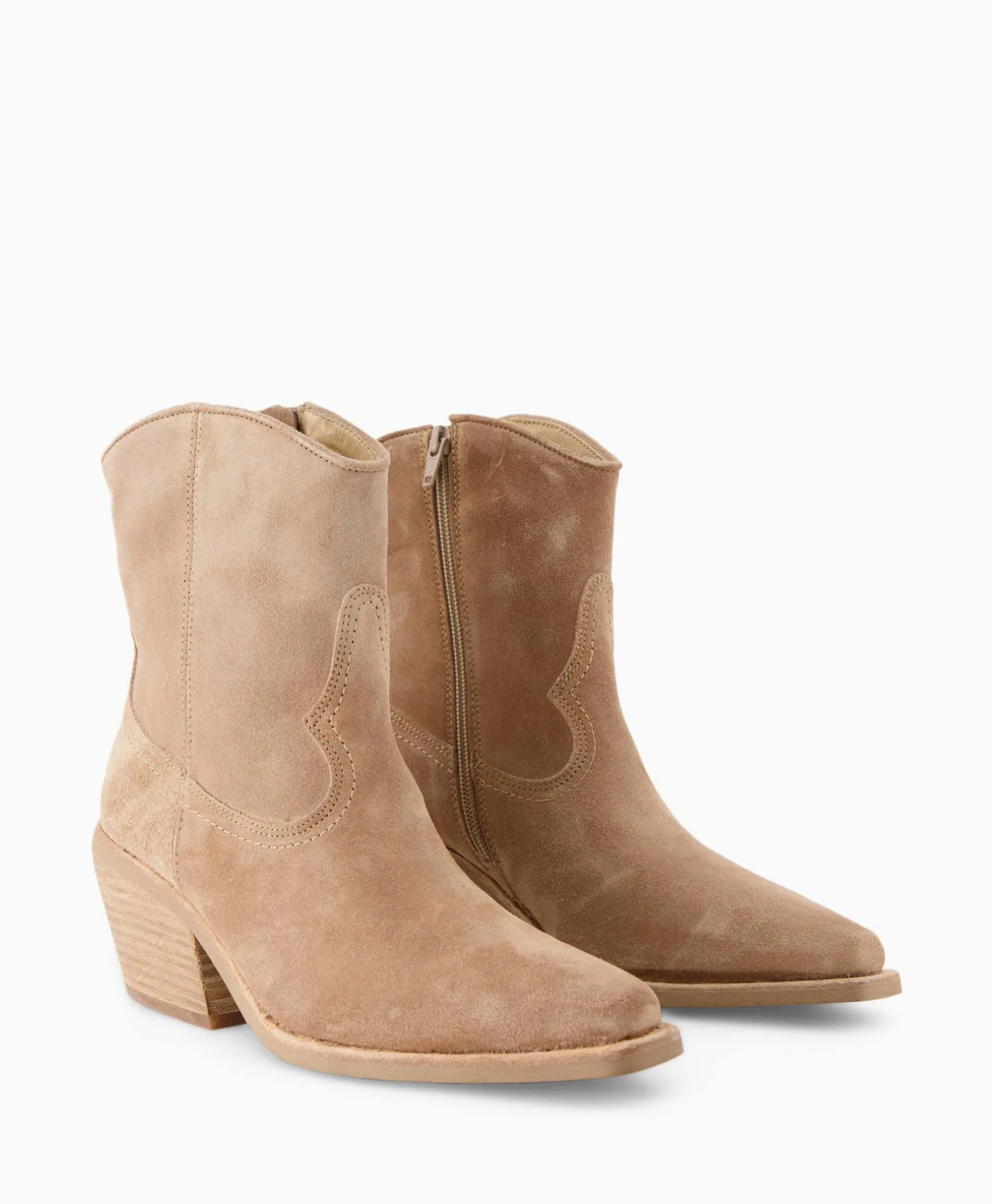 Dames Via Vai Laarzen*Enkellaars Eveline Beige