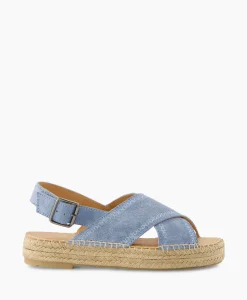 Dames Via Vai Instappers*Espadrille Mondi Sun Blauw
