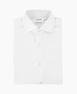 Heren Xacus Overhemden*Tailor Fit Shirt Wit