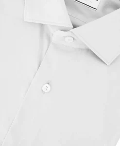 Heren Xacus Overhemden*Tailor Fit Shirt Wit