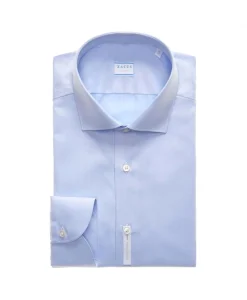 Heren Xacus Overhemden*Travel Shirt Licht Blauw