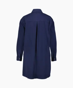 Dames Xirena Bruiloftskleding*Mini Jurk Keegan Twill Blauw