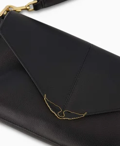 Dames Zadig & Voltaire Tassen*Zadig & Voltaire Crossbody Tas Borderline Daily Grained Leath Zwart