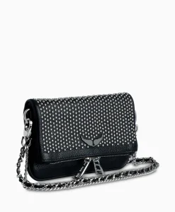 Dames Zadig & Voltaire Tassen*Zadig & Voltaire Crossbody Tas Rock Nano Plumetis Zwart