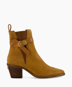 Dames Zadig & Voltaire Laarzen*Zadig & Voltaire Enkellaars Tyler Cecilia Suede Bruin