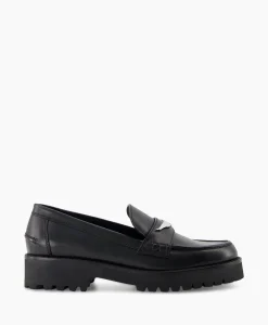 Dames Zadig & Voltaire Instappers*Zadig & Voltaire Loafer Joecassin Semy Shiny Calfskin Zwart