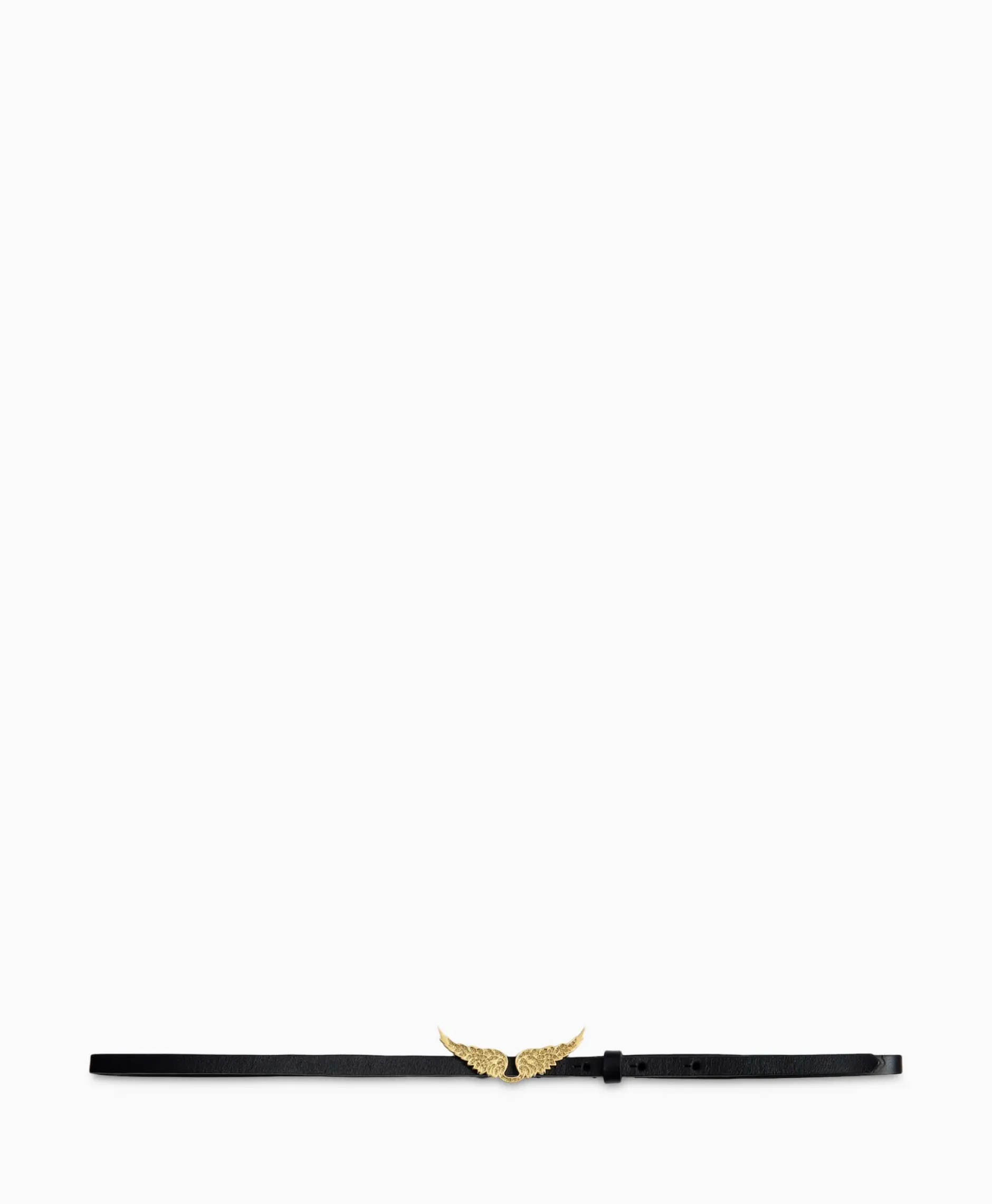 Dames Zadig & Voltaire Riemen*Zadig & Voltaire Riem Rock Natural Leather Zwart