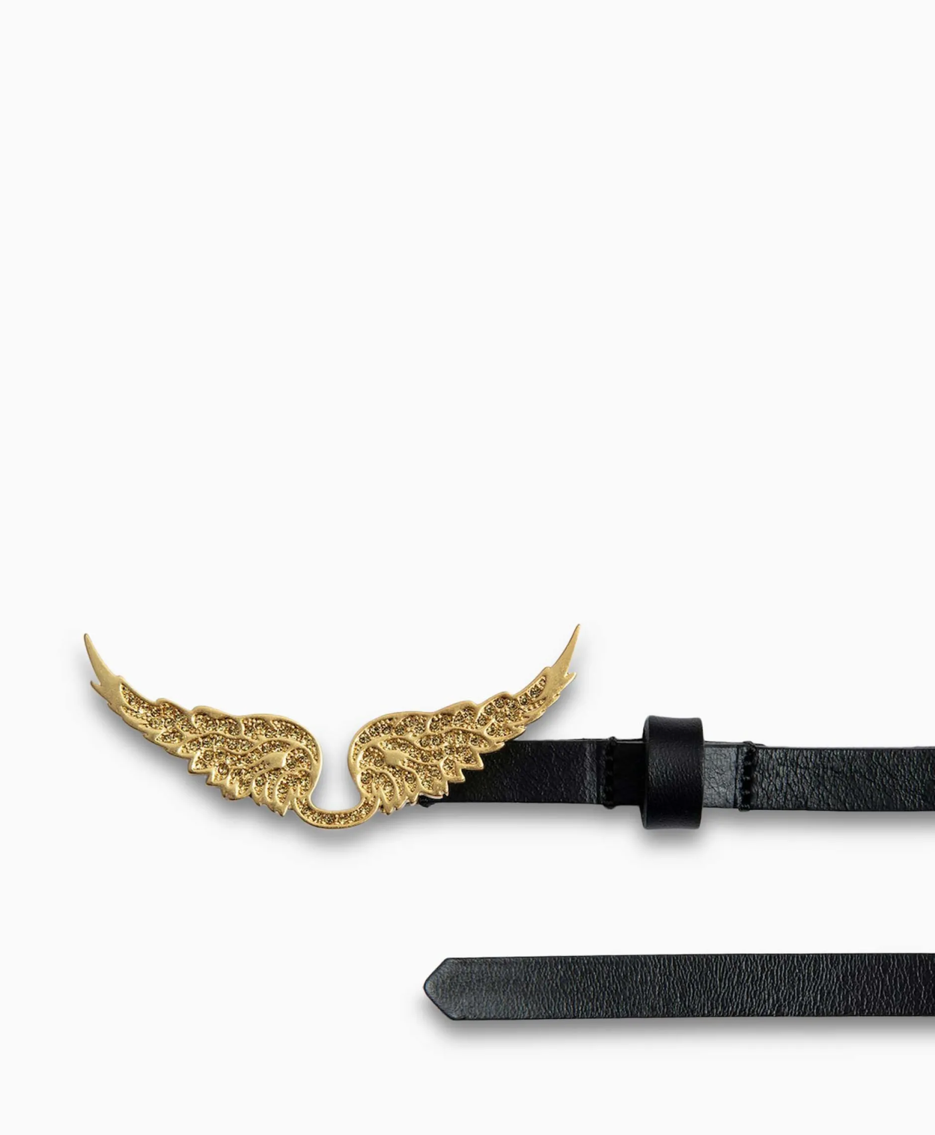 Dames Zadig & Voltaire Riemen*Zadig & Voltaire Riem Rock Natural Leather Zwart