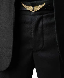 Dames Zadig & Voltaire Riemen*Zadig & Voltaire Riem Rock Natural Leather Zwart