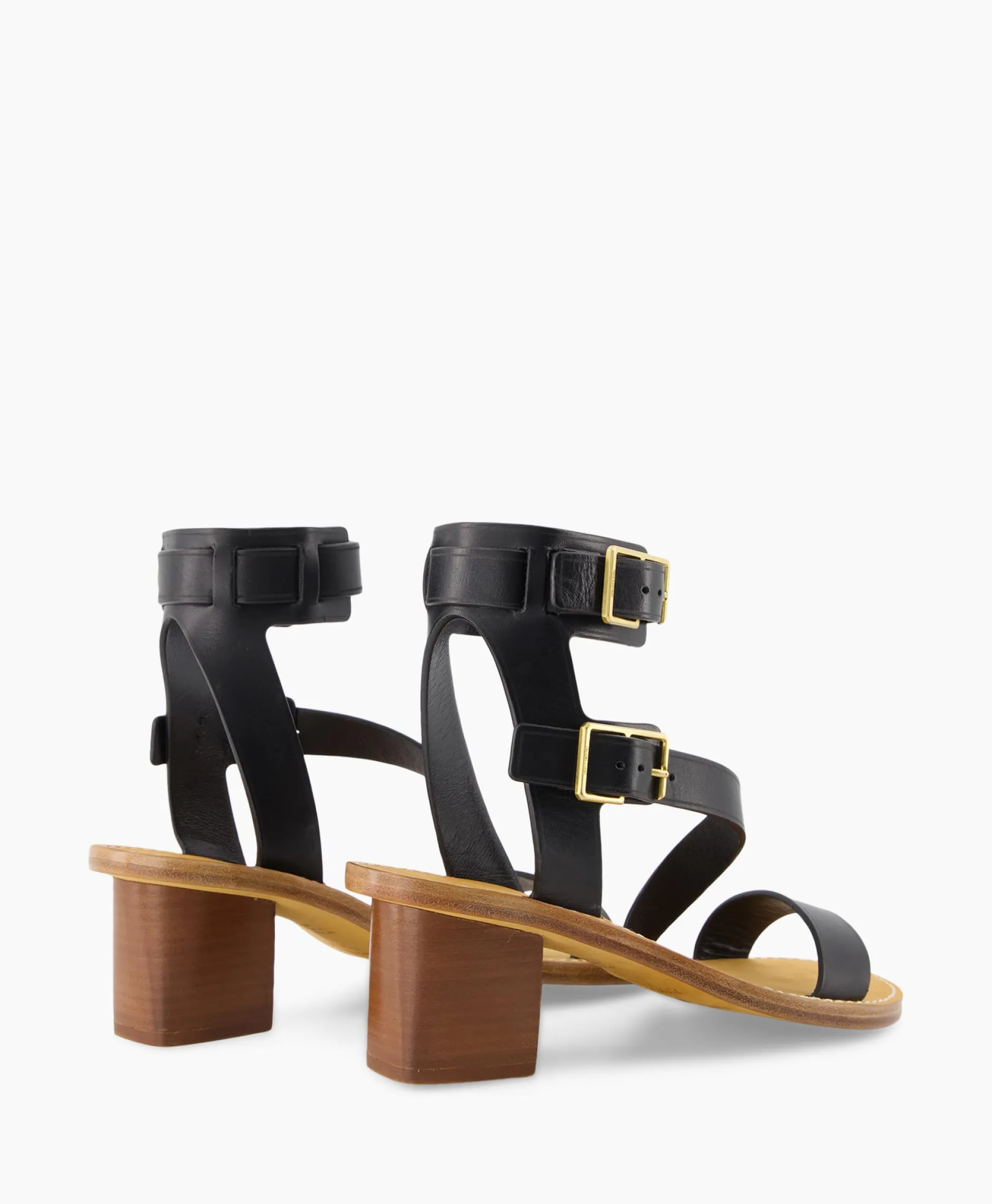 Dames Zadig & Voltaire Sandalen*Zadig & Voltaire Sandaal Met Hak Cecilia Caprese Sandal Leather Zwart