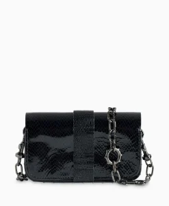 Dames Zadig & Voltaire Tassen*Zadig & Voltaire Schouder / Hand Tas Kate Wallet Glossy Wild Emboss Zwart