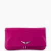 Dames Zadig & Voltaire Tassen*Zadig & Voltaire Schouder / Hand Tas Rock Eternal Smooth Calfskin Paars