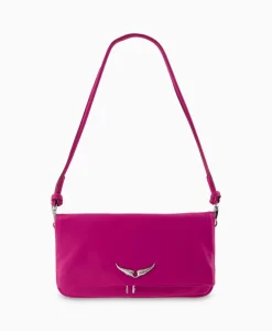 Dames Zadig & Voltaire Tassen*Zadig & Voltaire Schouder / Hand Tas Rock Eternal Smooth Calfskin Paars