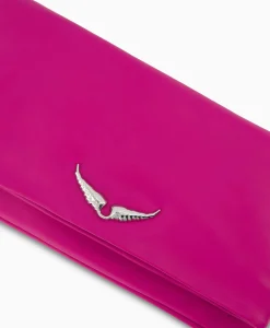 Dames Zadig & Voltaire Tassen*Zadig & Voltaire Schouder / Hand Tas Rock Eternal Smooth Calfskin Paars