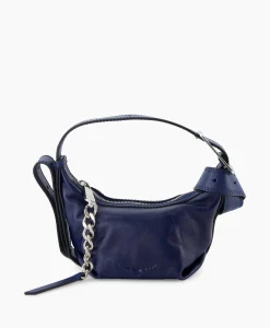 Dames Zadig & Voltaire Tassen*Zadig & Voltaire Schouder / Hand Tas Le Cecilia Xs Leather With Veg Donker Blauw