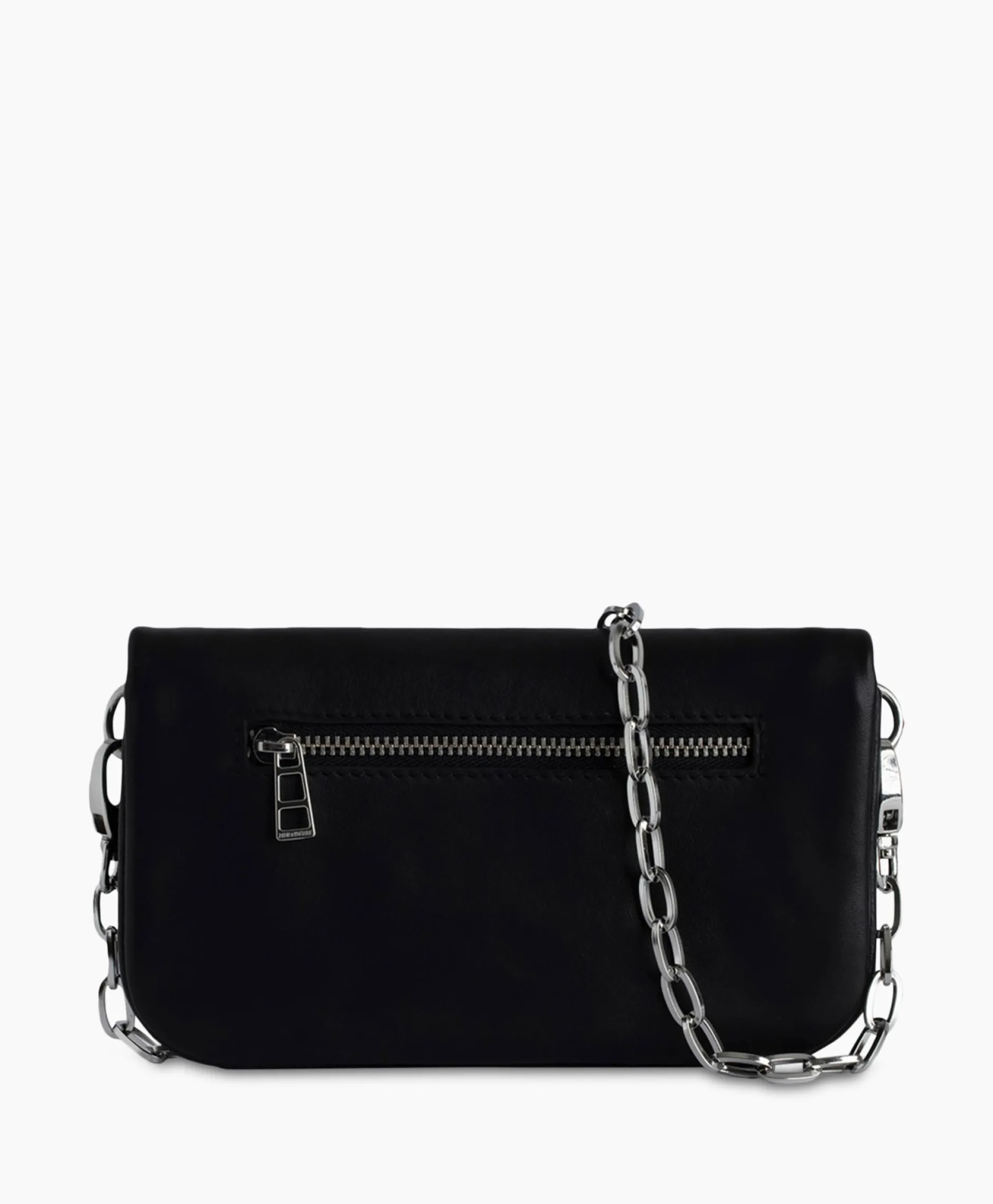 Dames Zadig & Voltaire Tassen*Zadig & Voltaire Schouder / Hand Tas Rock Eternal Smooth Calfskin Zwart