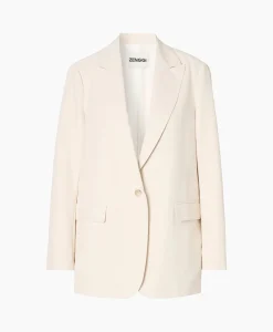 Dames Zenggi Blazers*Blazer Cool Panama Off White