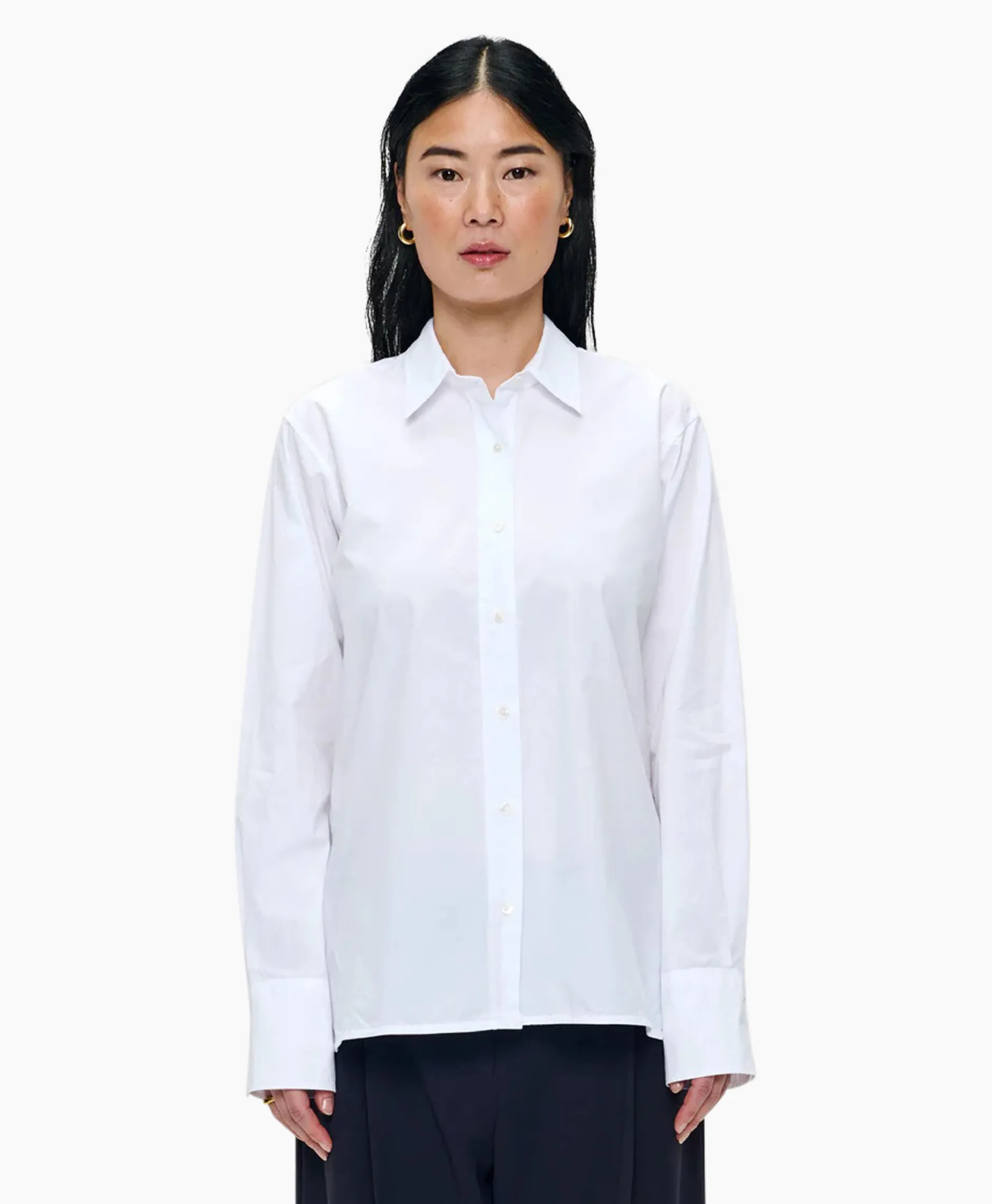 Dames Zenggi Blouses*Blouse Boyfriend Wit